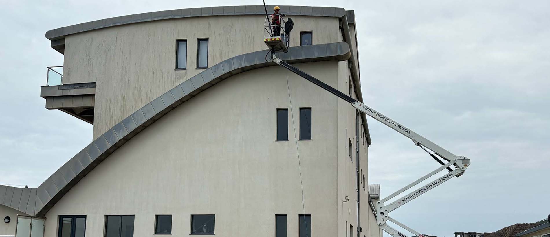 Van Mounted  Cherry Picker Hire North Devon